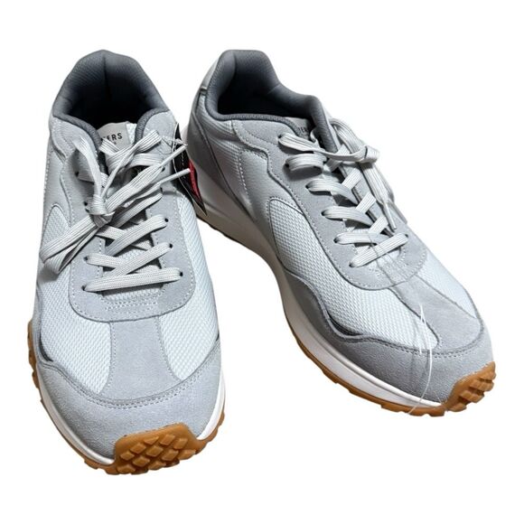 NEW SKECHERS Men's Fury Retro Jogger Sneaker Grey size 11.5 - Picture 5 of 10